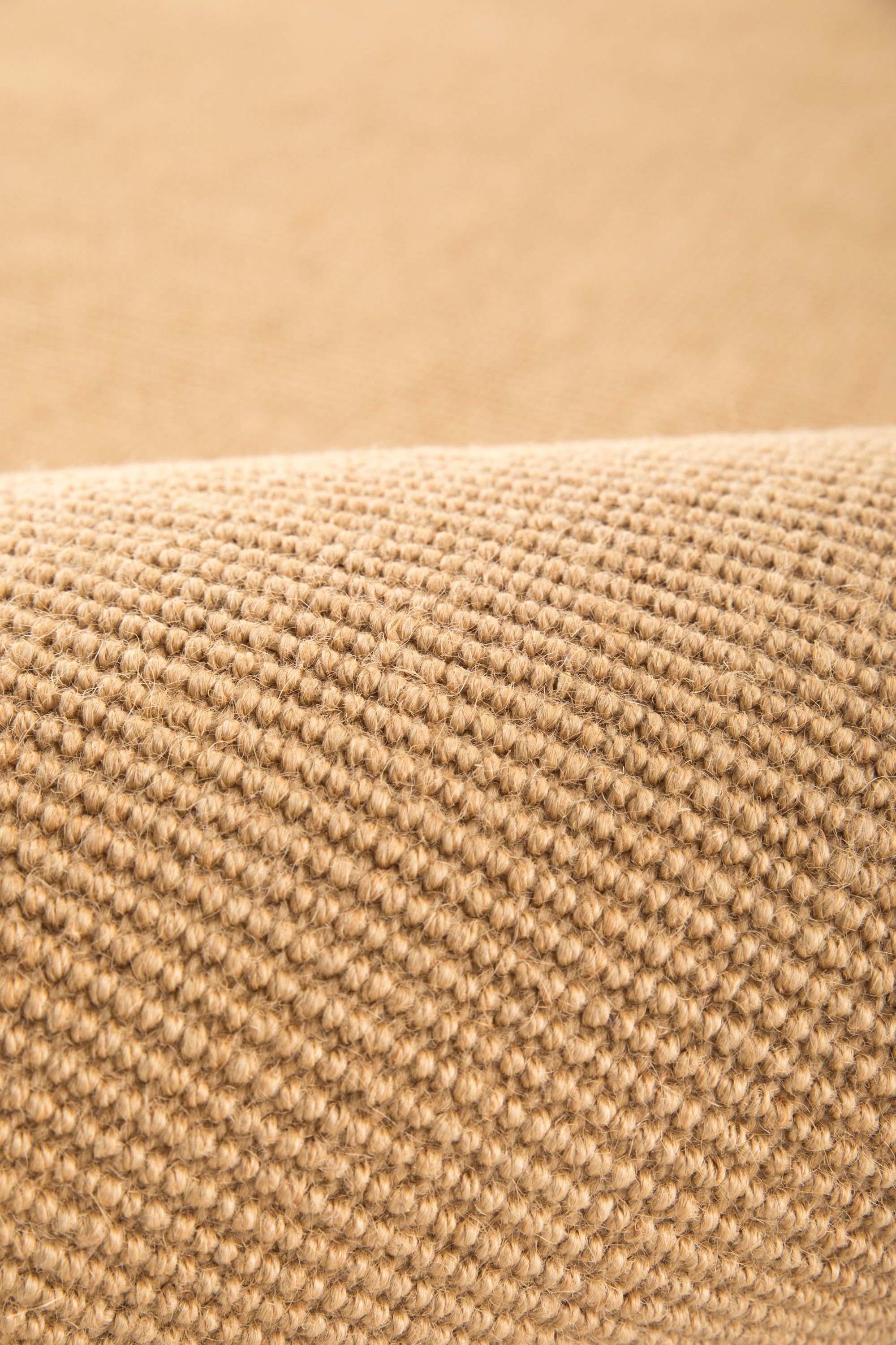 Sisal runner with grey linen border