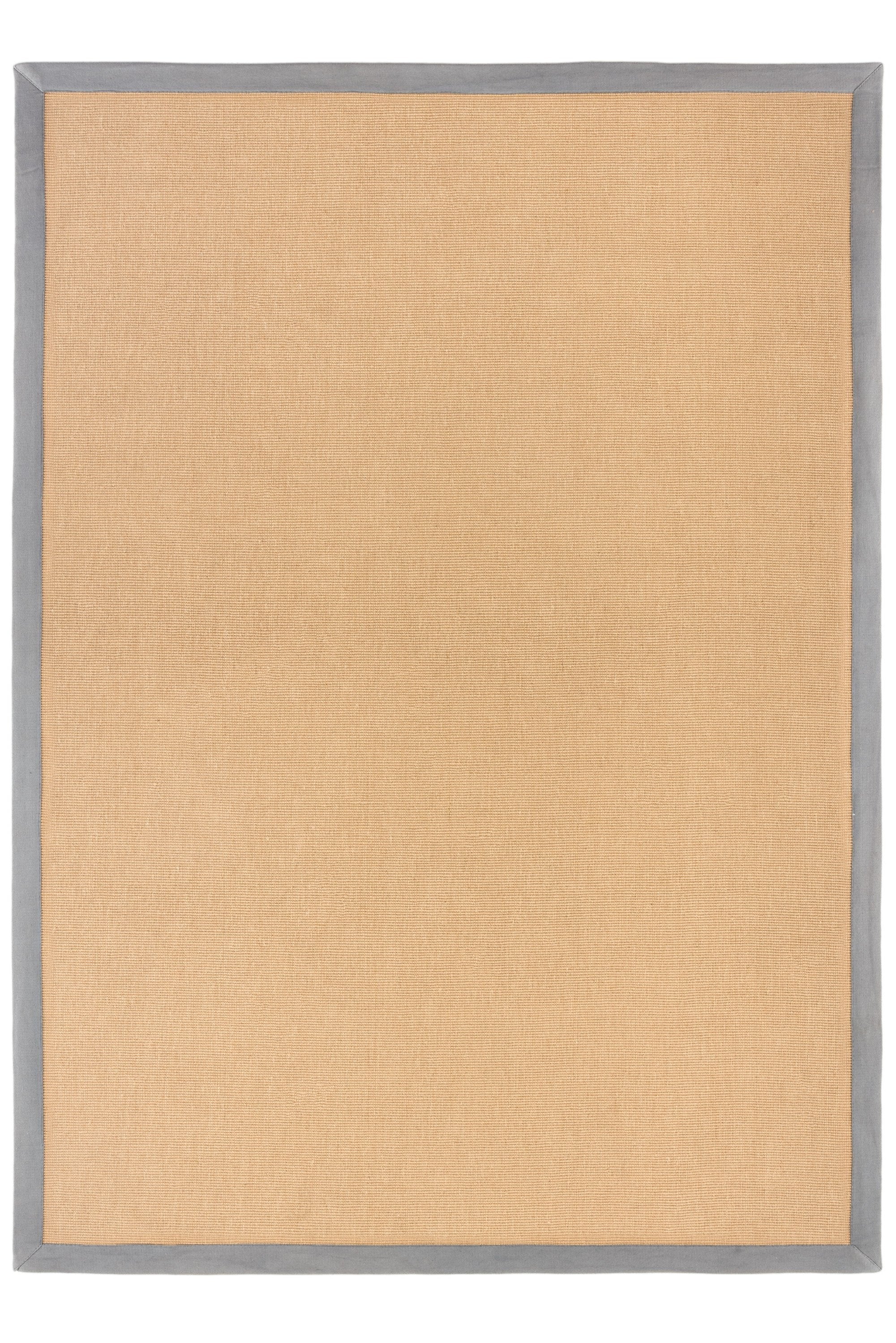 Sisal rug with grey linen border