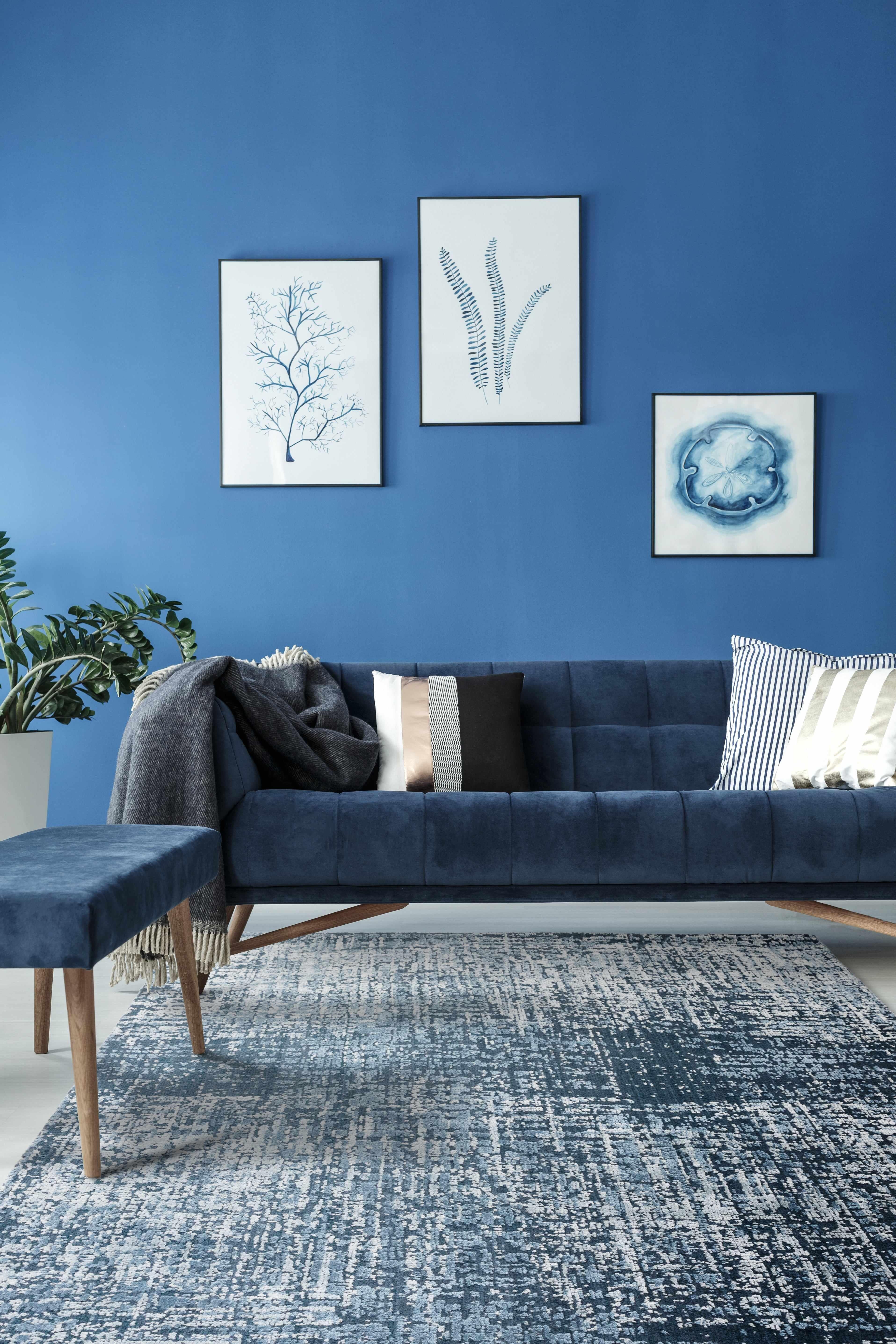 Torino Petrol Blue Rug