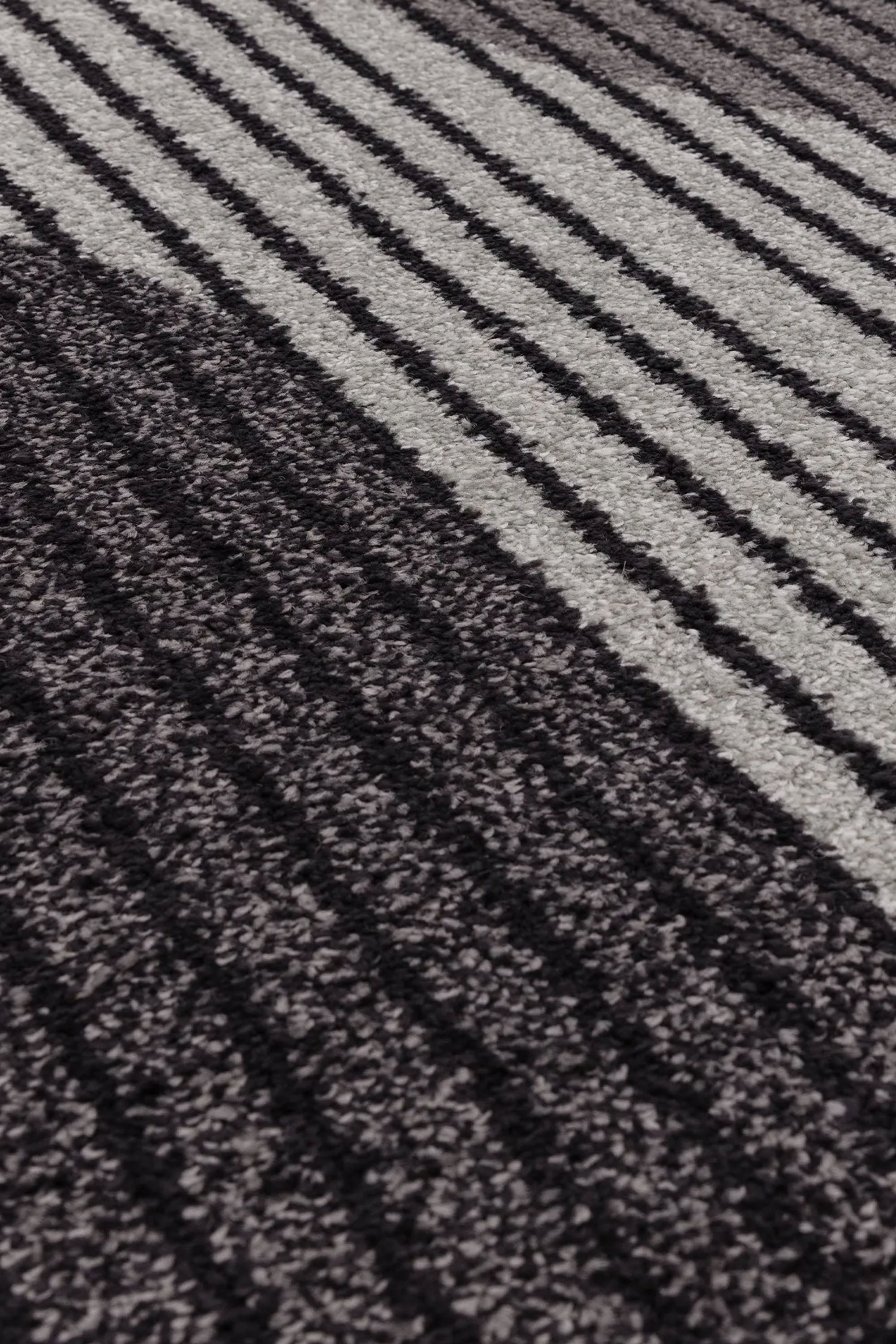 retro grey flatweave rug