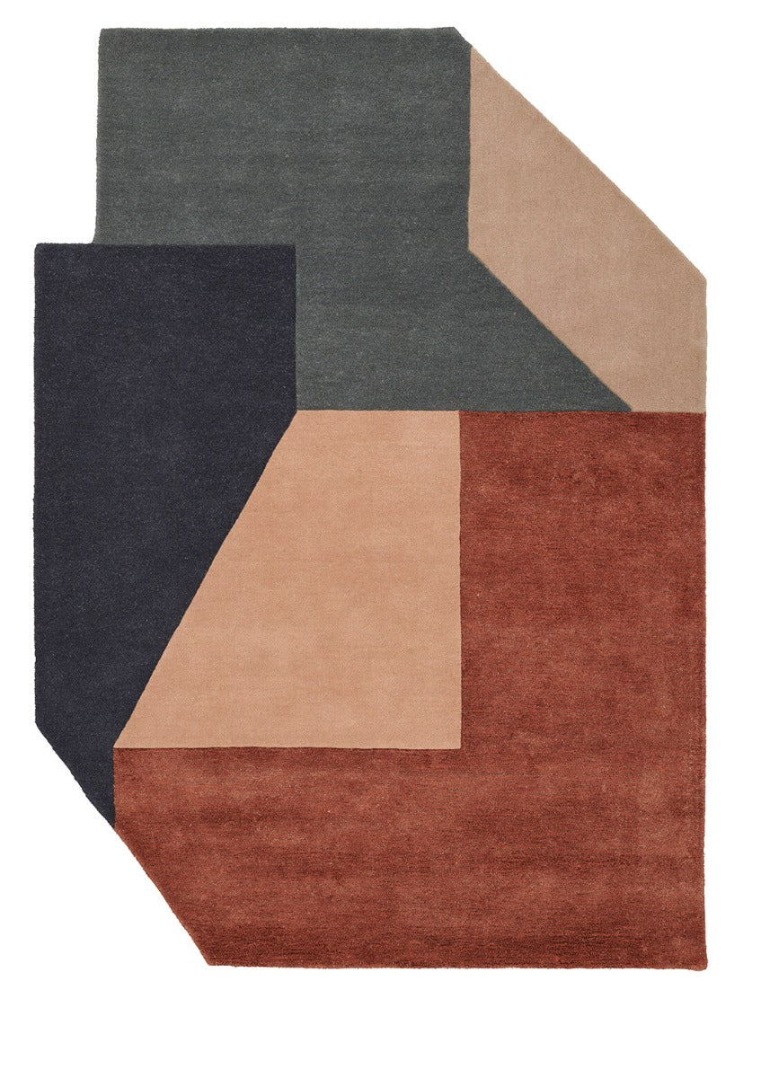 Linie Design Alton Multi Rug Modern Rugs Rugs.ie Ireland