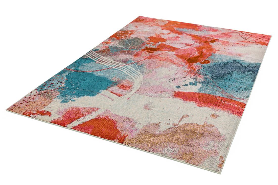 multicolour abstract rug