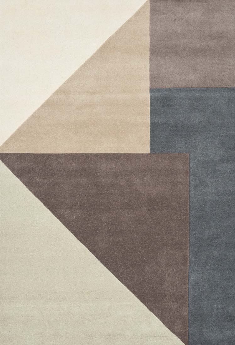 multicolour abstract geometric rug