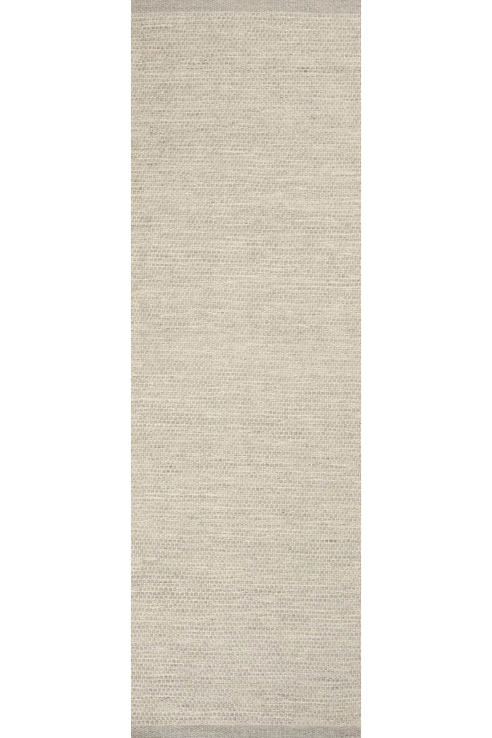 plain grey wool runner