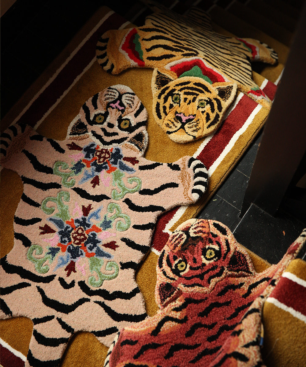 Babul Bombay Tiger Rug Small