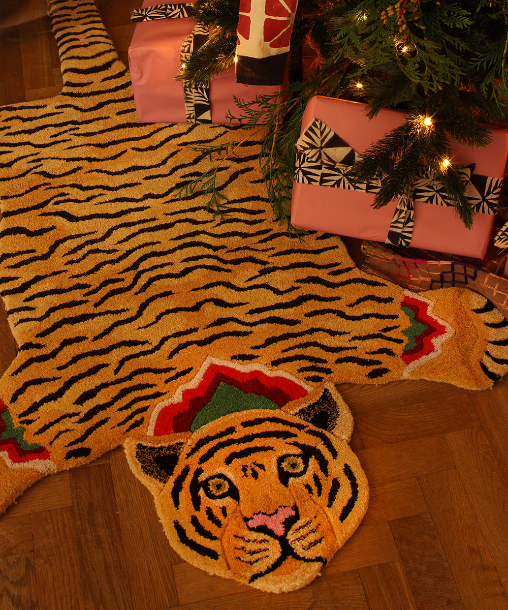 Babul Bombay Tiger Rug Small