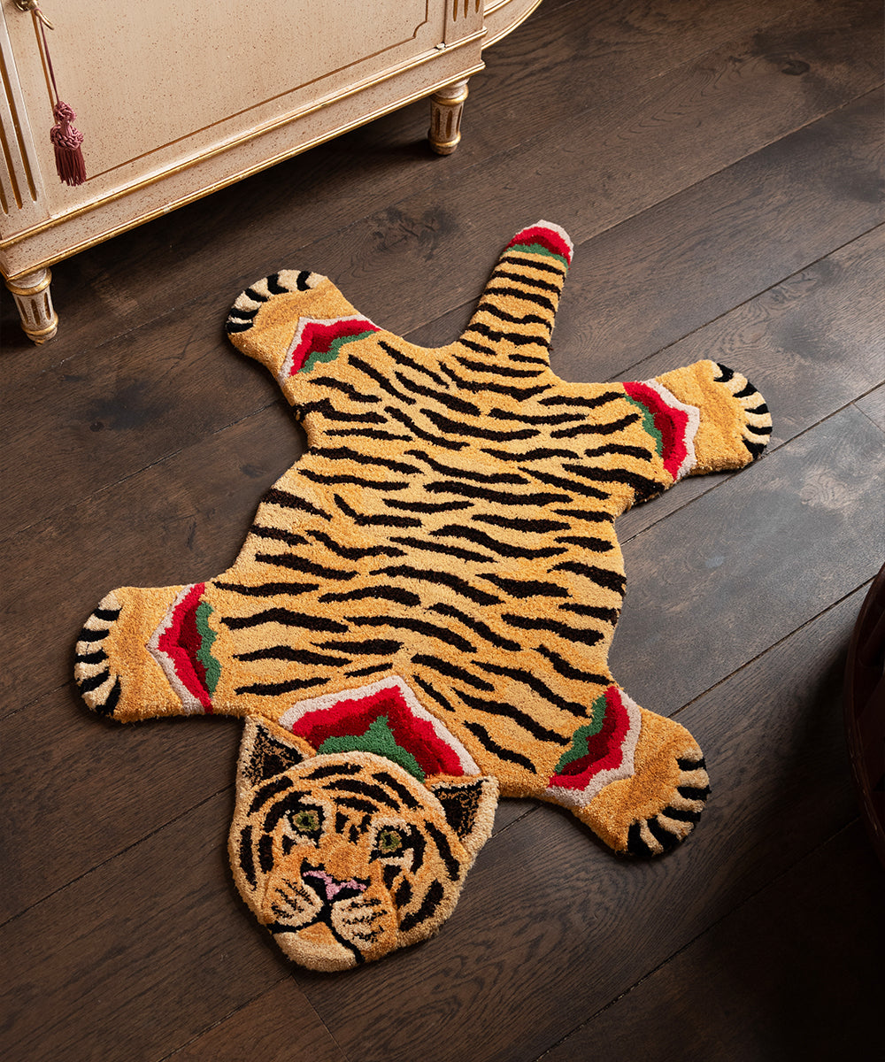 Babul Bombay Tiger Rug Small