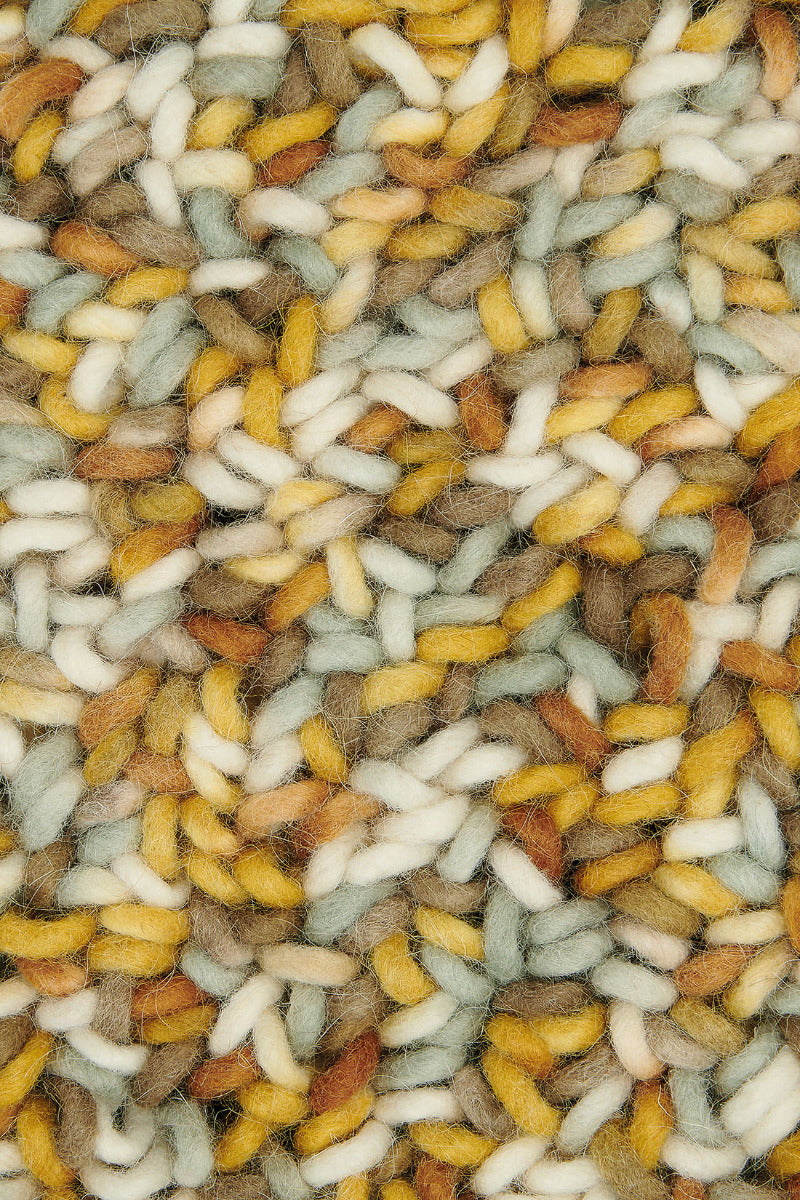 mustard yellow Woven brink & campman rug