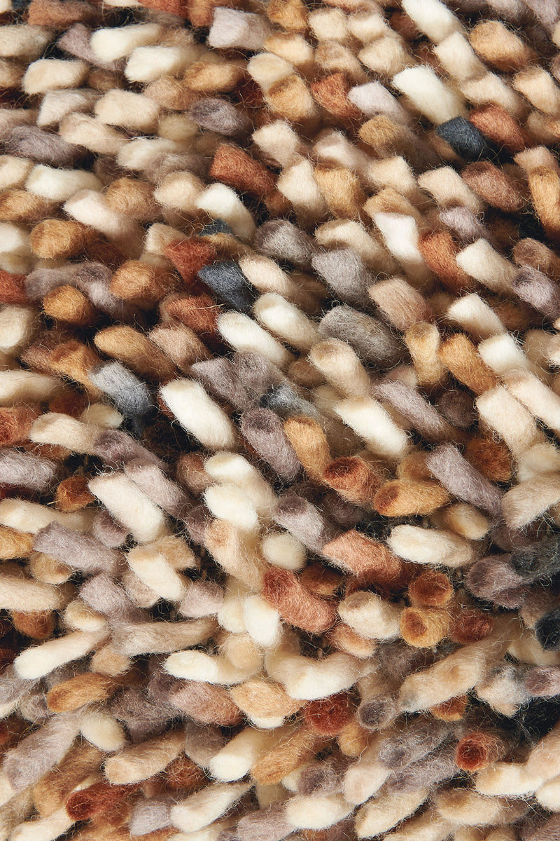 brink & campman shagpile rug in brown