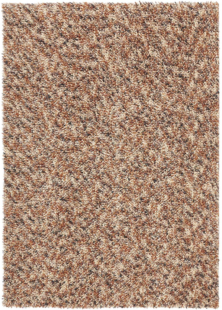 brink & campman shagpile rug in brown