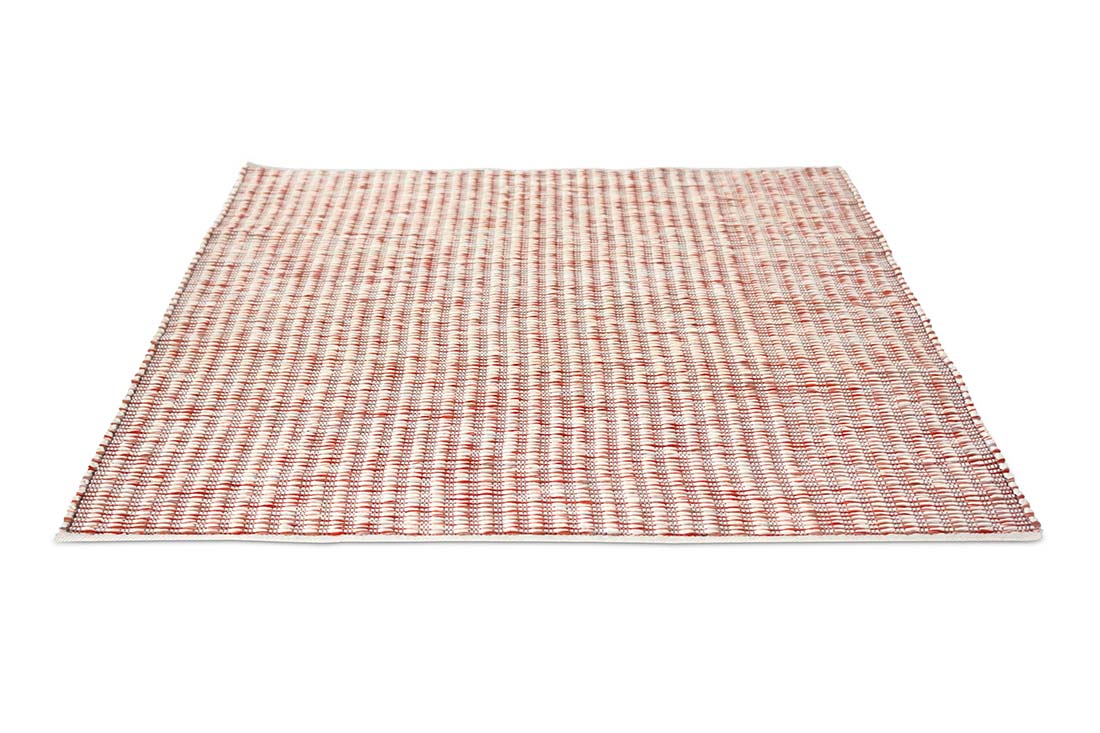 red and pink textured area rug