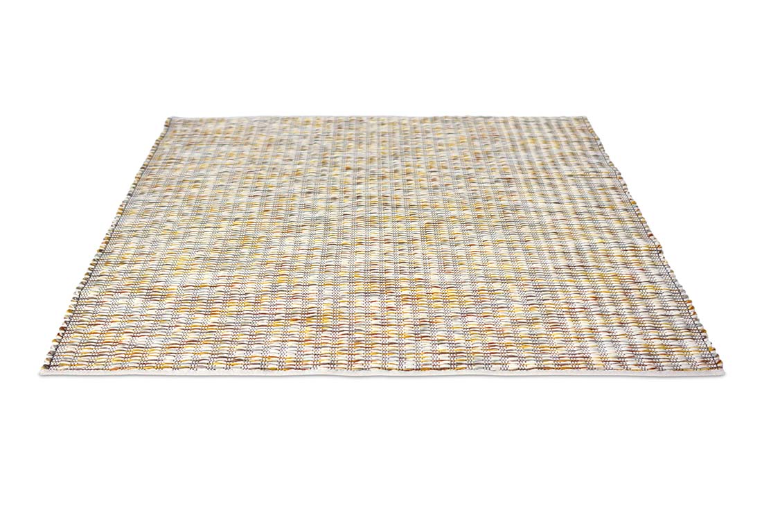 mustard and grey textured area rug
