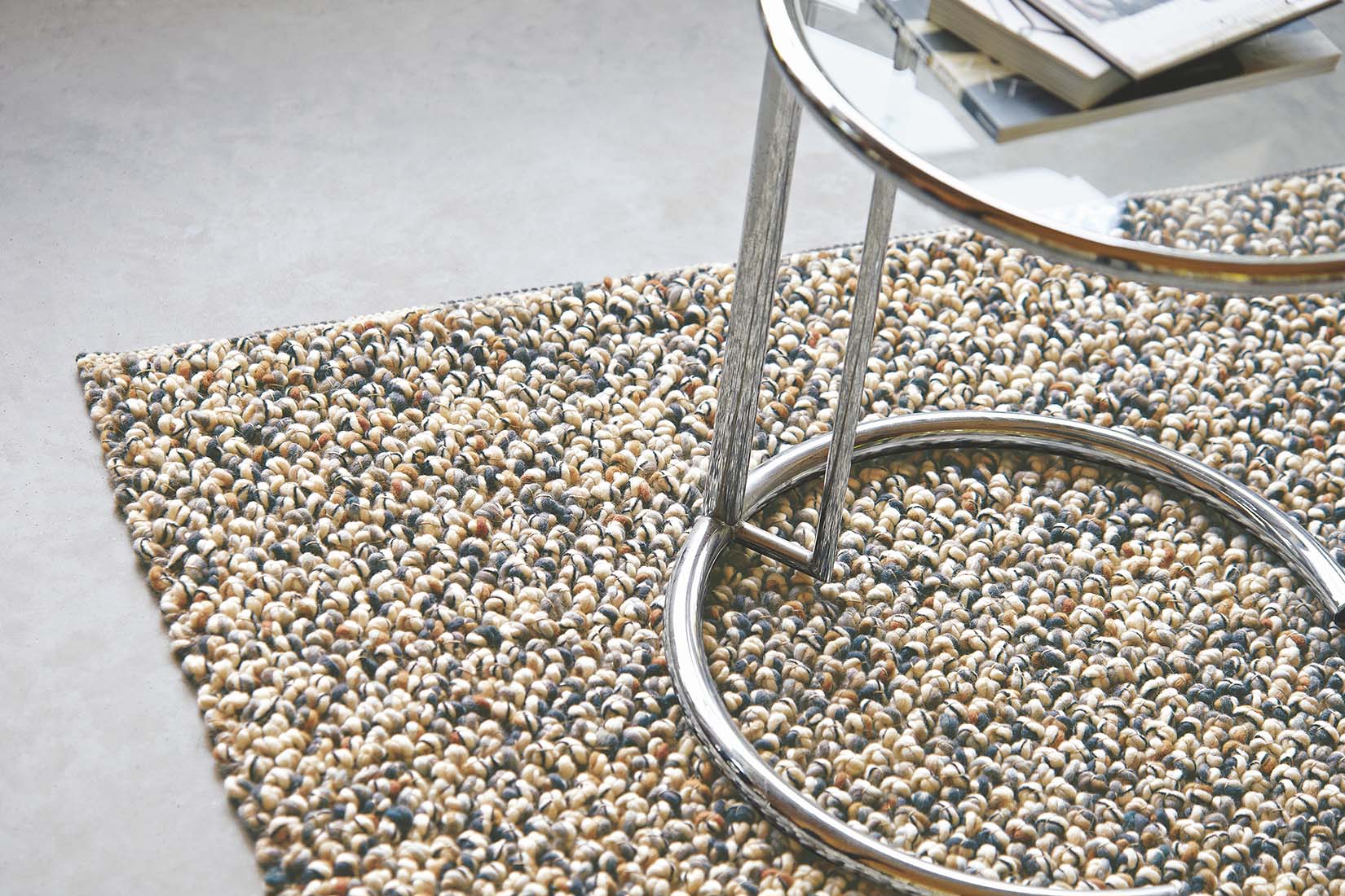brink and campman brown textured wool and jute rug