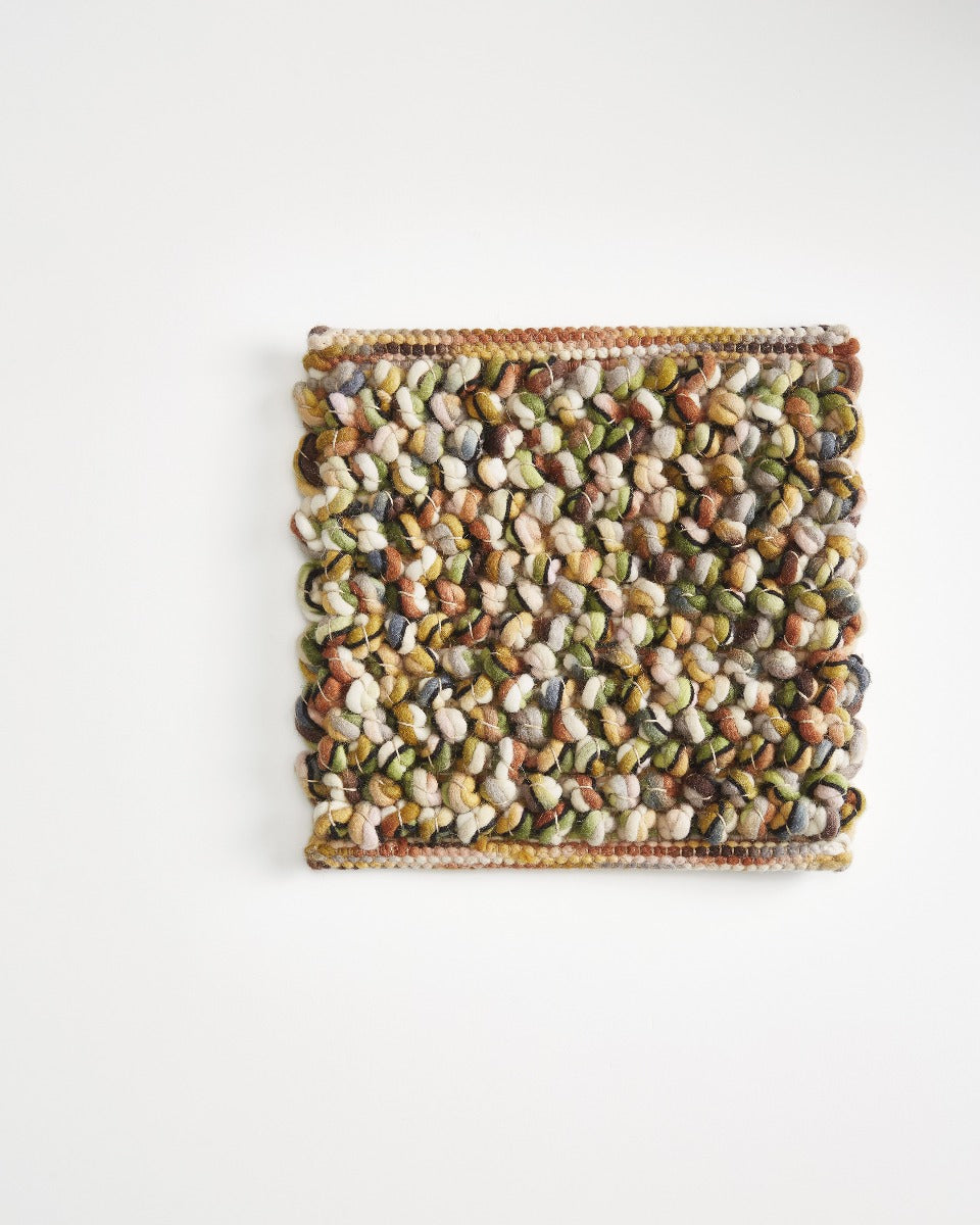 brink and campman multicoloured textured wool and jute rug