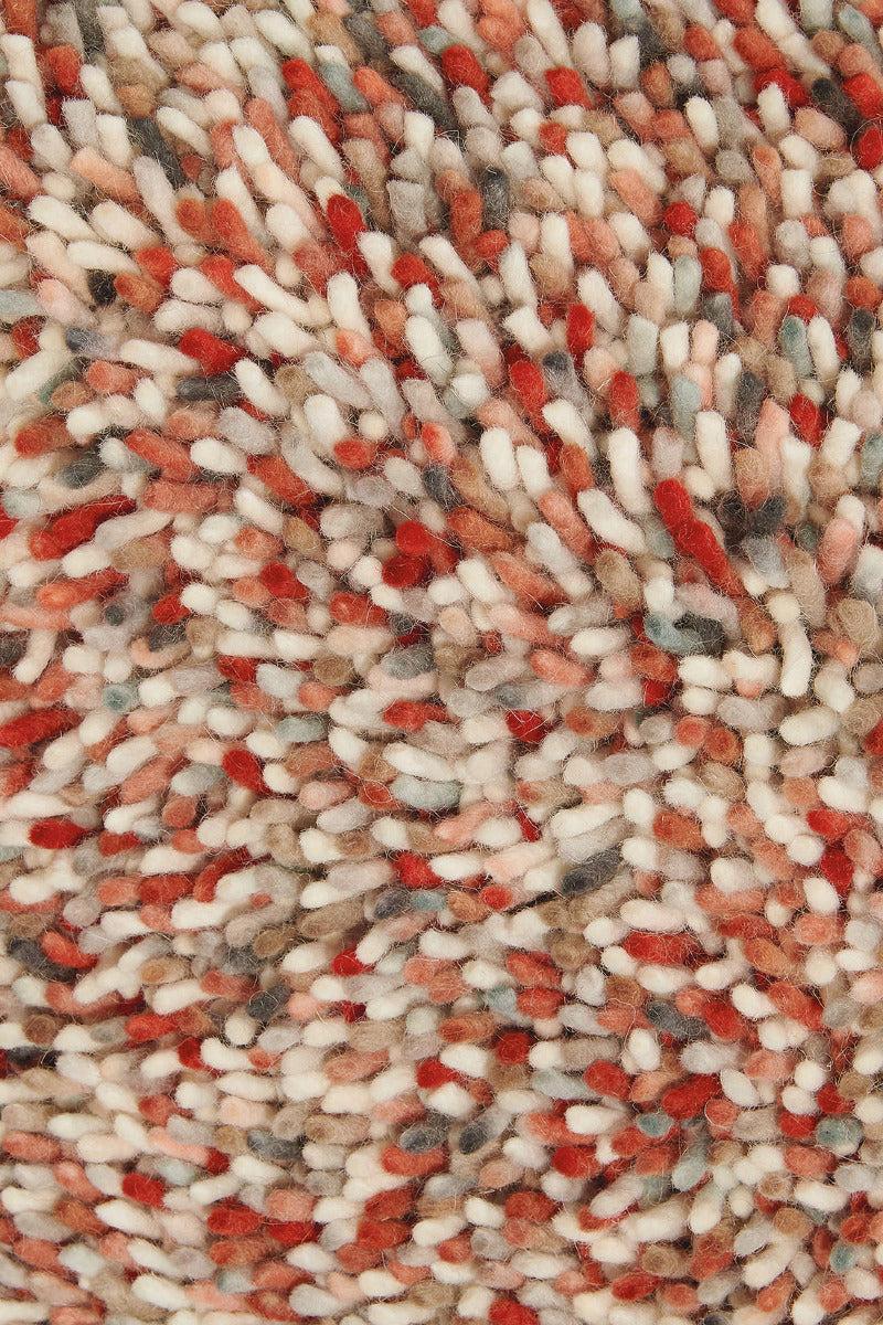 red and grey brink & campman shagpile rug