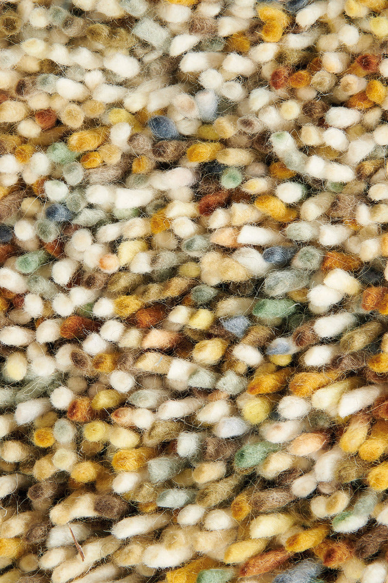 mustard yellow brink & campman shagpile rug