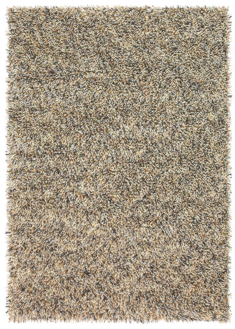 multicolour brink and campman shagpile wool rug