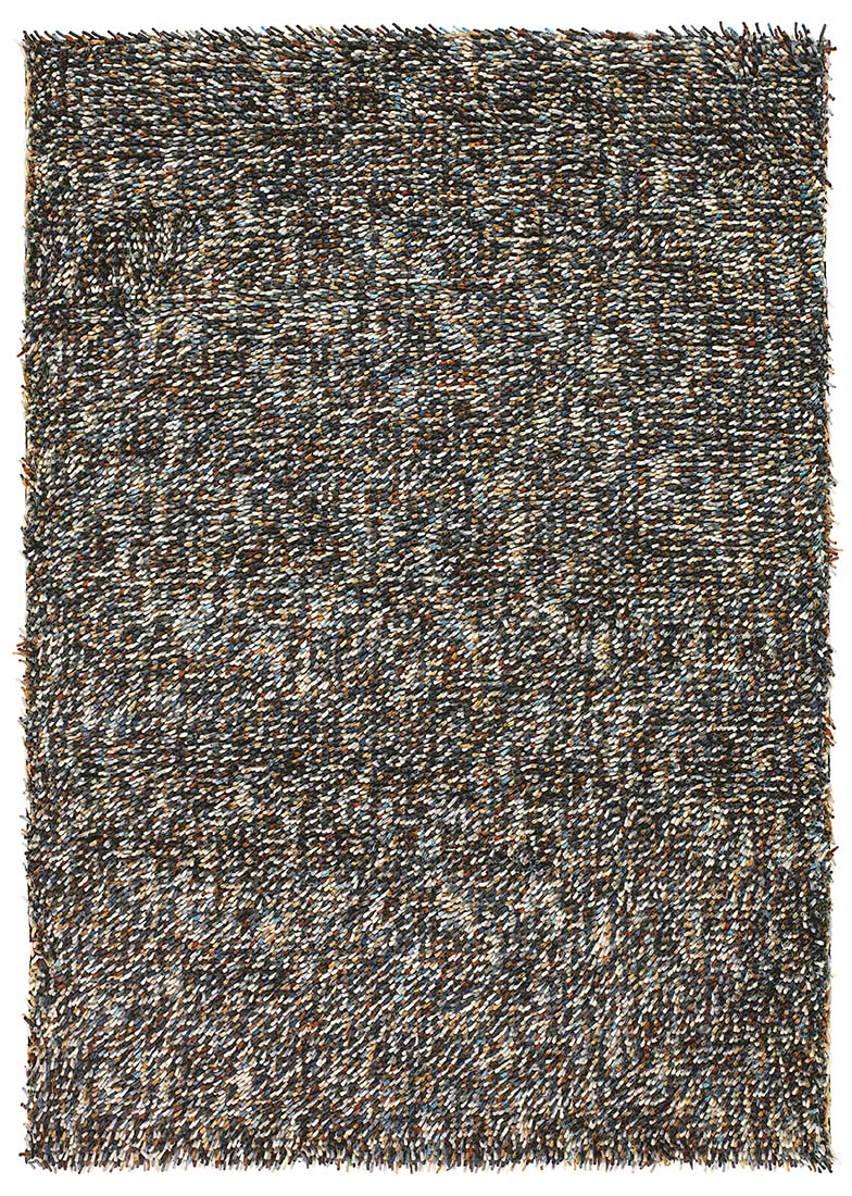 multicolour brink and campman shagpile wool rug
