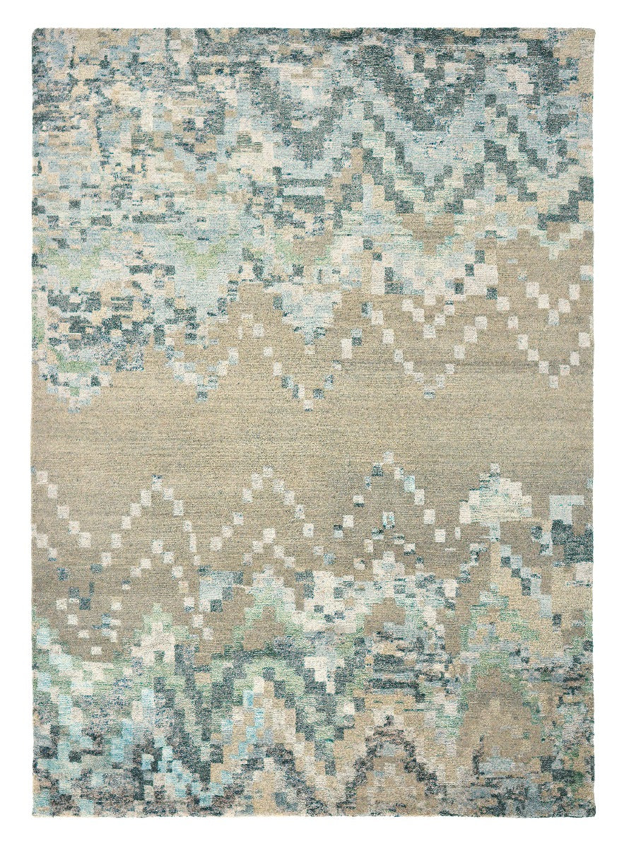 abstract blue and grey brink and campman rug