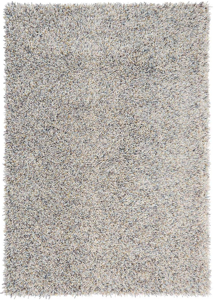 cream, grey and duck egg blue shagpile area rug