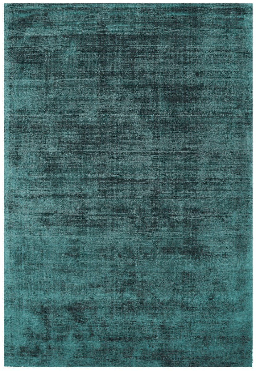 plain teal green rug