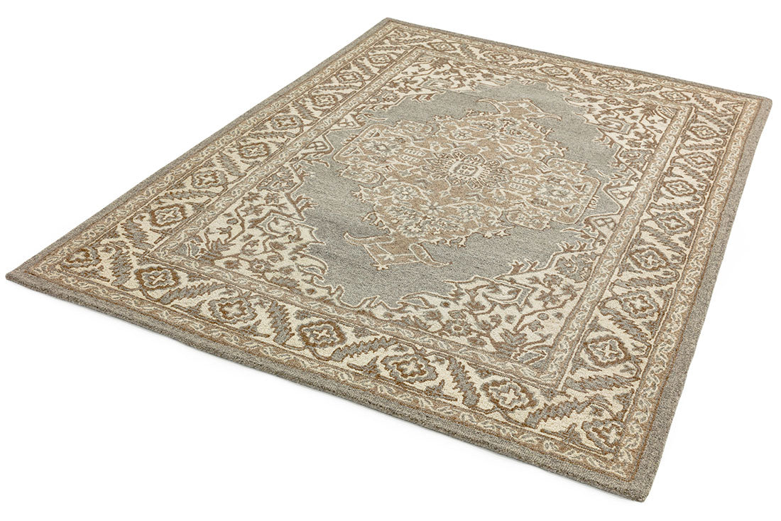grey vintage style rug