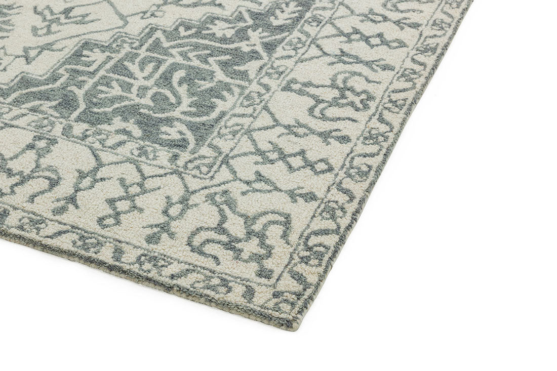 grey vintage style rug