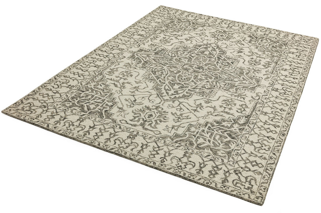 grey vintage style rug