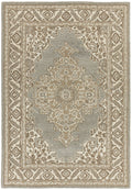 Bronte Natural Vintage Style Wool Rug