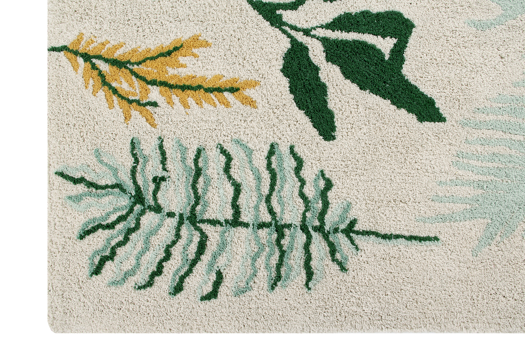 Floral Multicoloured Cotton Rug