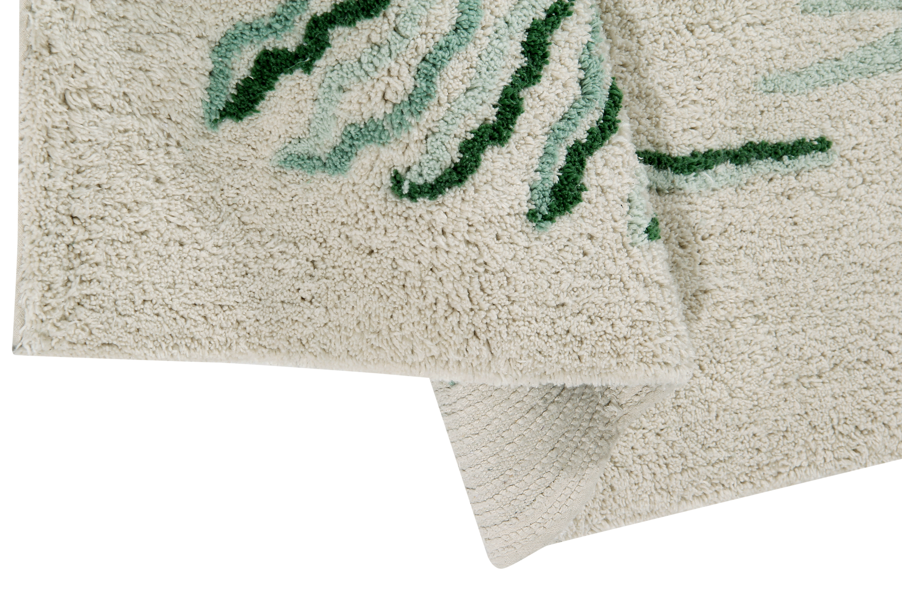 Floral Multicoloured Cotton Rug