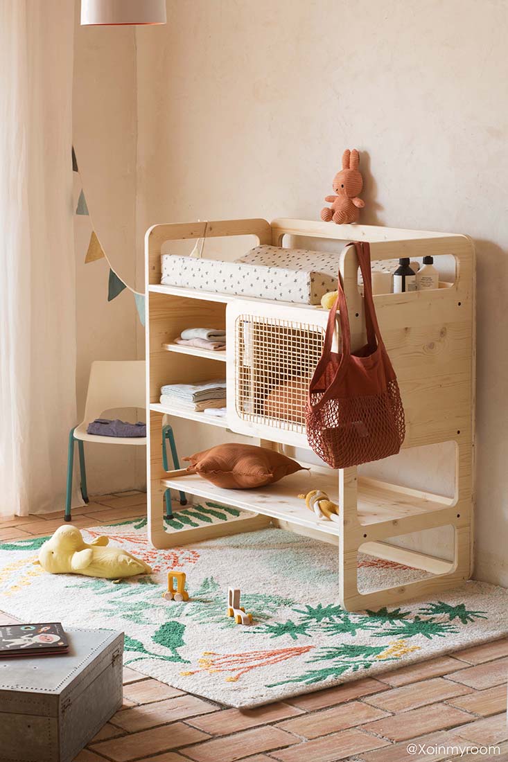 Floral Multicoloured Cotton Rug