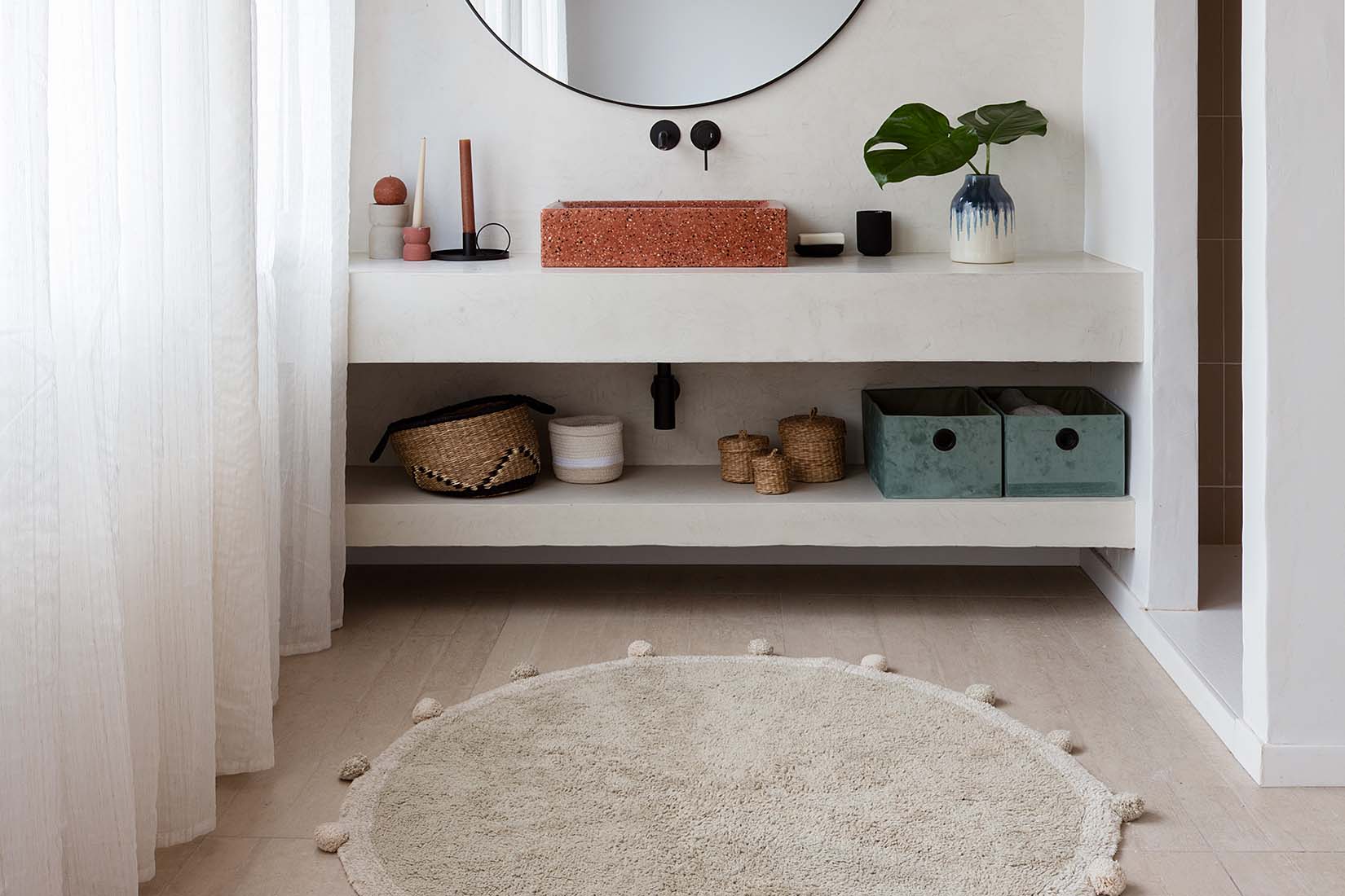 Washable Rug Bubbly Olive