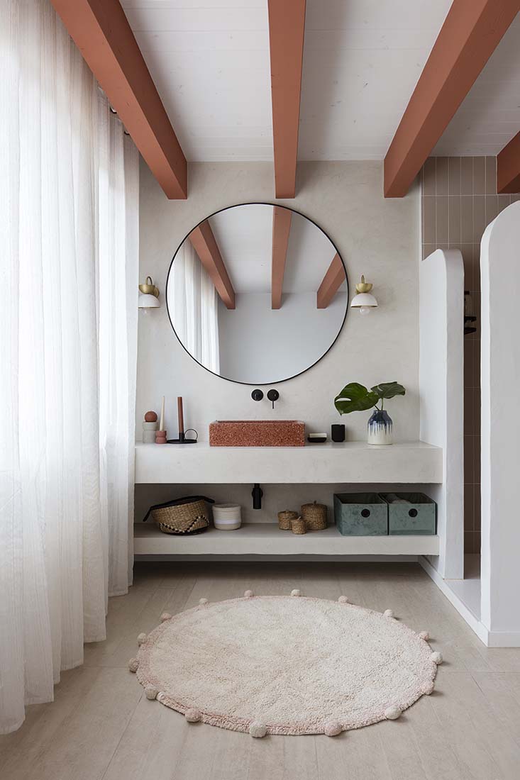 Washable Rug Bubbly Vintage Nude