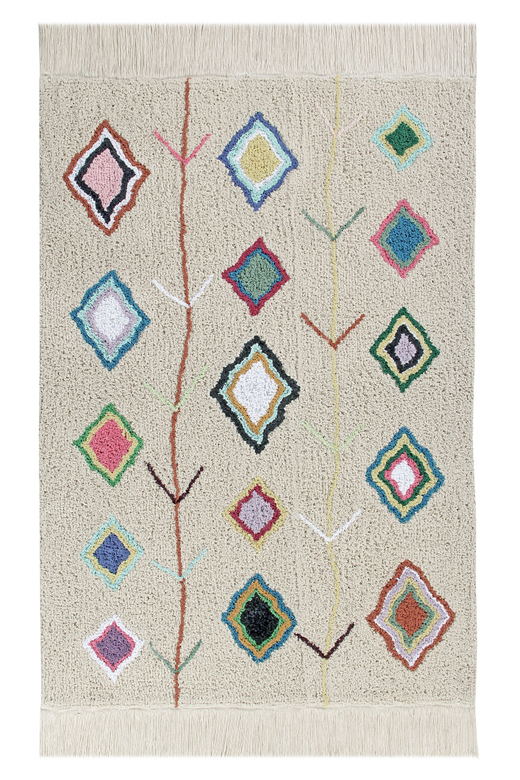 Multicolour Moroccan Cotton Rug