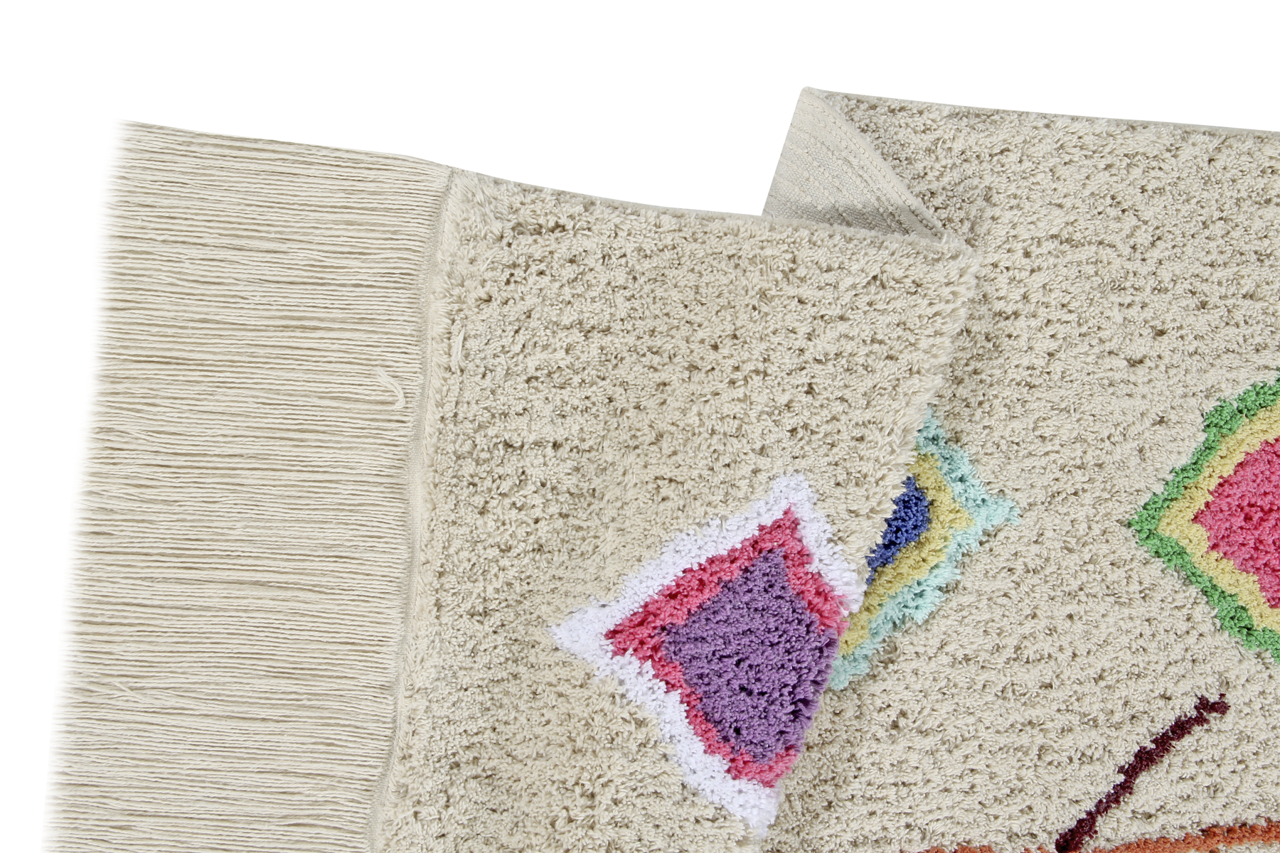 Multicolour Moroccan Cotton Rug
