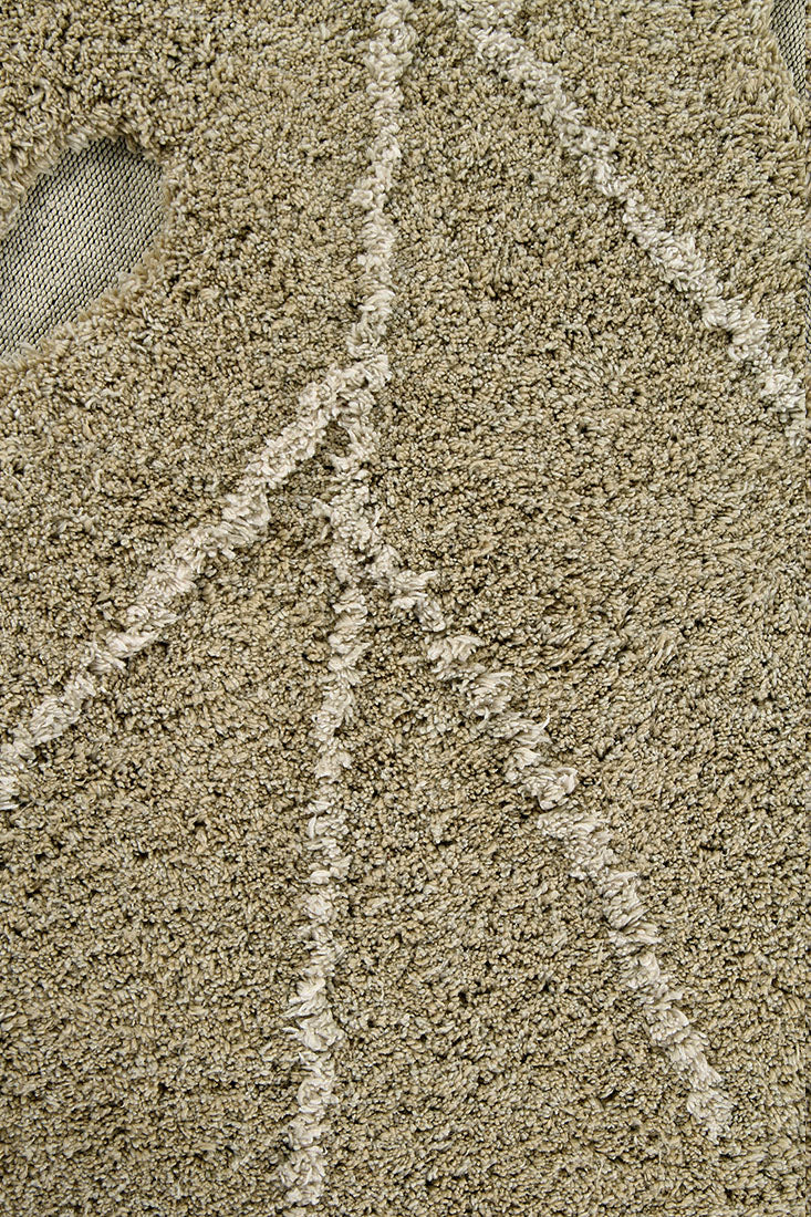 Washable Rug Monstera Olive
