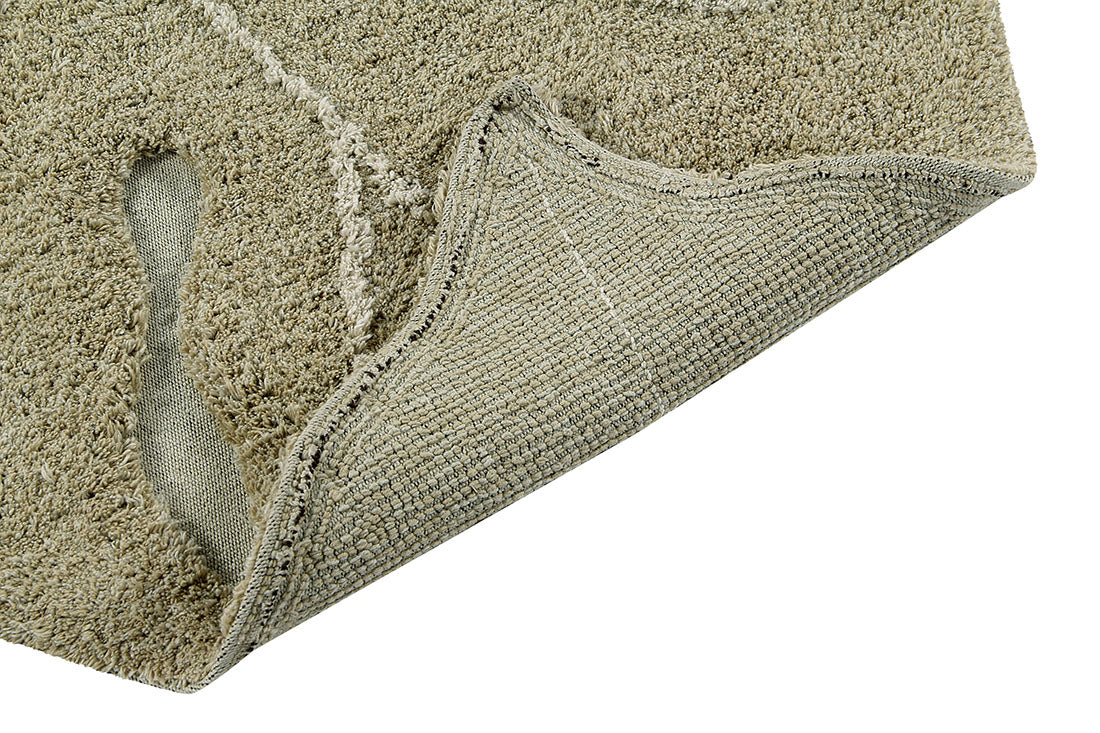 Washable Rug Monstera Olive