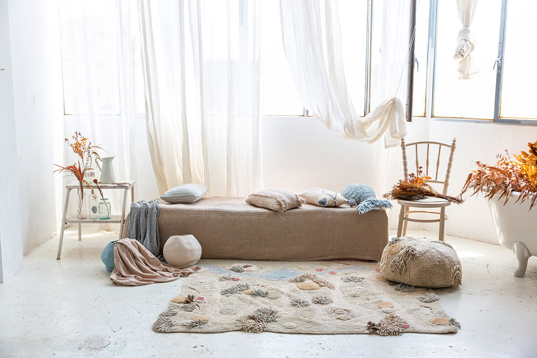 Washable play Rug Path of Nature