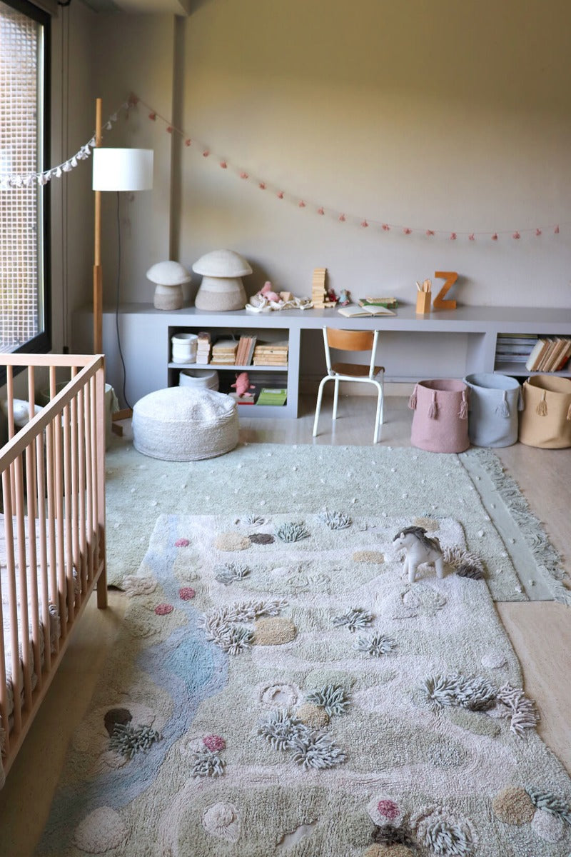 Washable play Rug Path of Nature