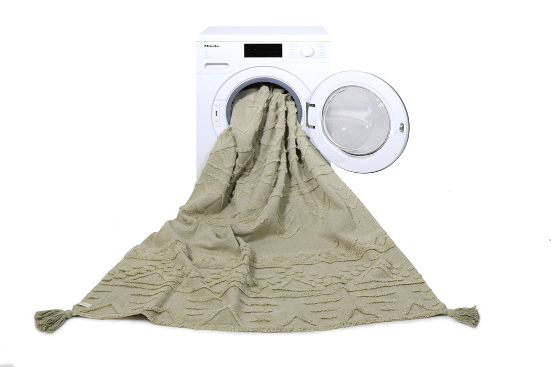 Washable Rug Tribu Olive
