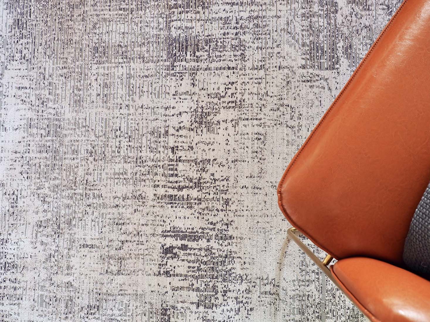 modern grey abstract area rug