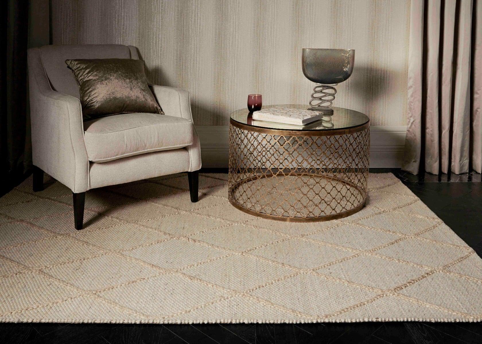 Katherine Carnaby Coast Diamond Rug 02 Cream