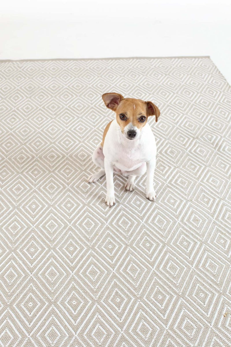 Diamond Platinum White Indoor/Outdoor Rug