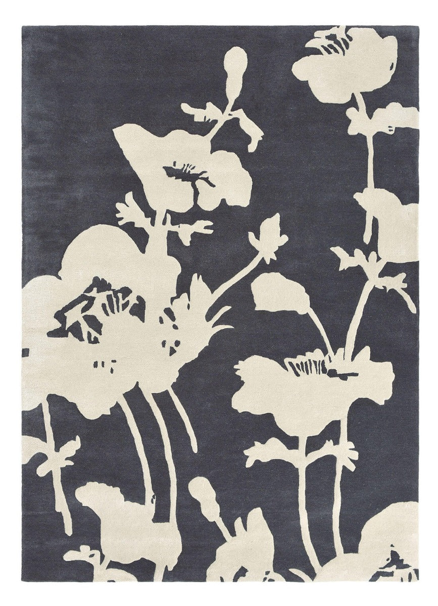 Florence Broadhurst Floral 300 Charcoal Custom