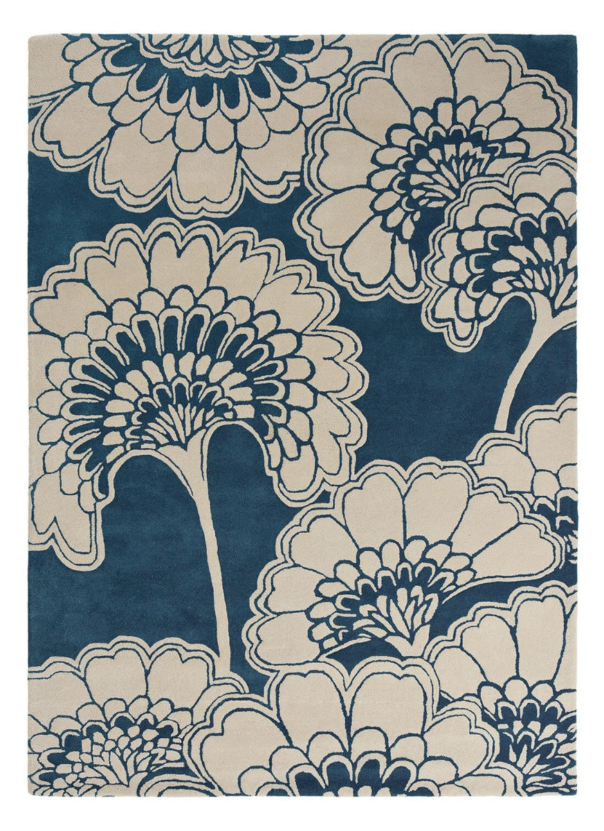 Florence Broadhurst Japanese Floral Midnight Custom