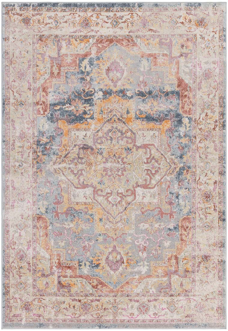 multicolour Persian style area rug 

