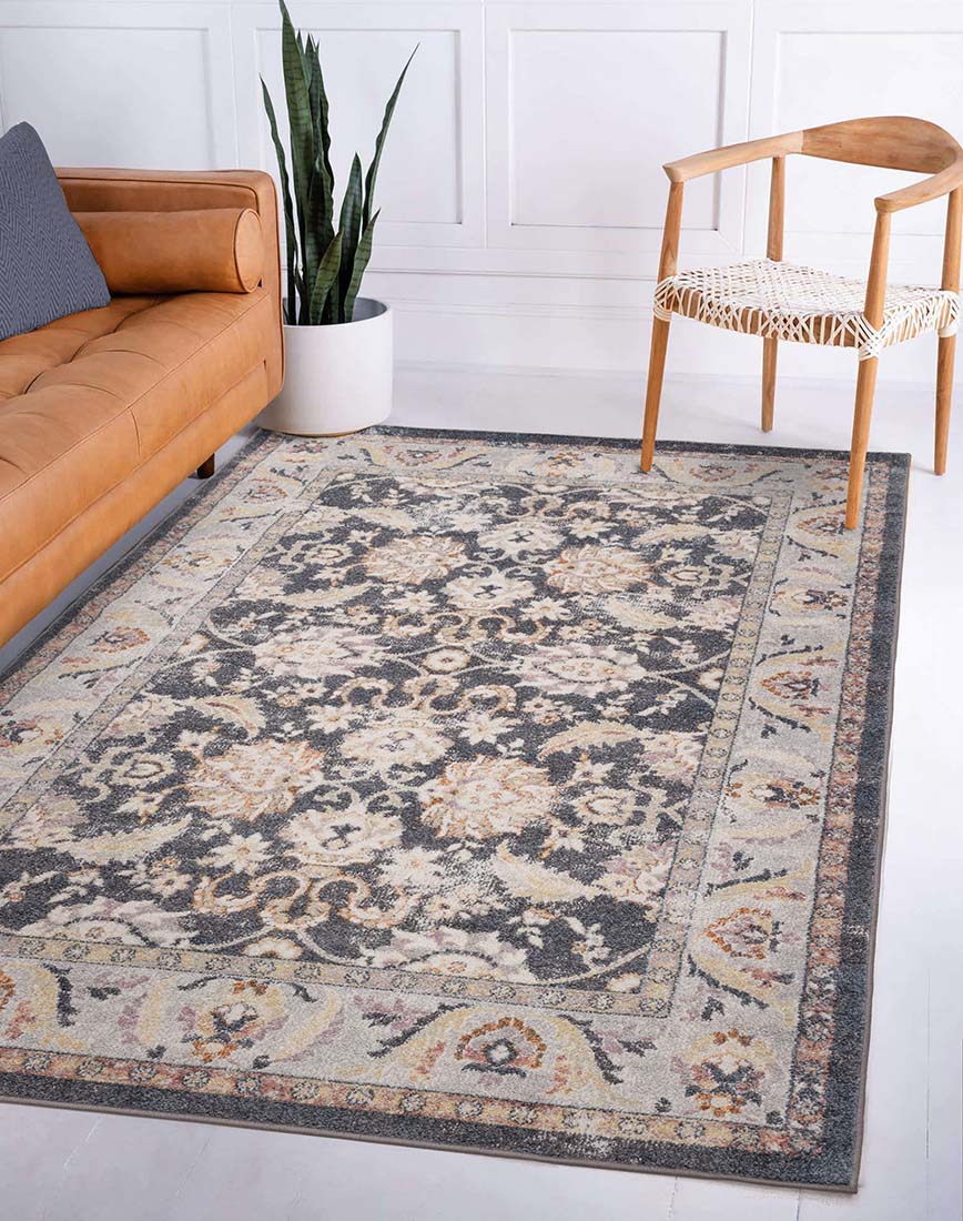 multicolour Persian style area rug