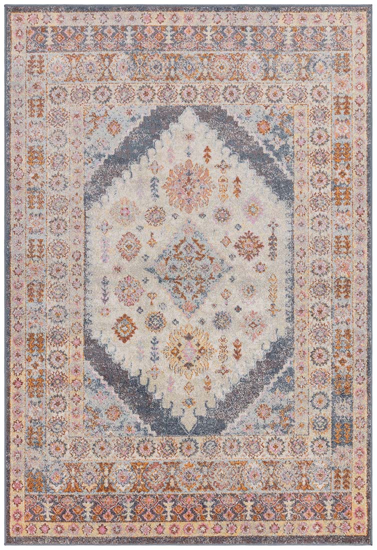 multicolour Persian style area rug