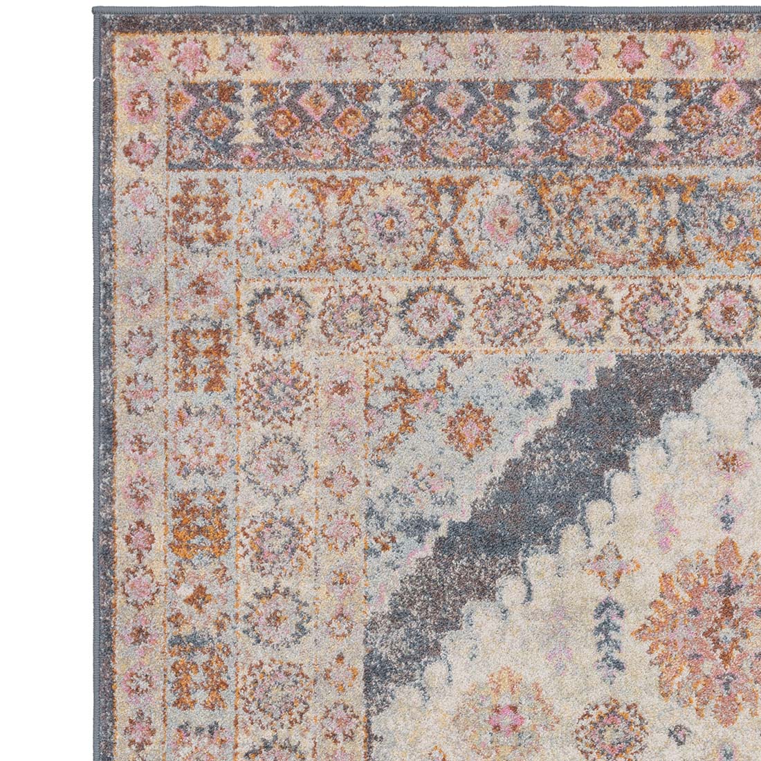 Flores Fiza Classic Persian Medallion Rug FR06